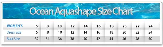 Dolfin Aquatard Size Chart
