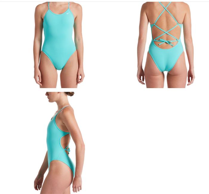 nike tie back swimsuit