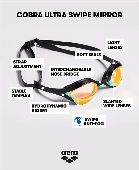 Arena Cobra Ultra Swipe Goggle - 23