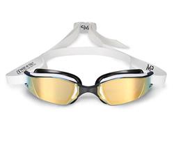 MP Michael Phelps Xceed Titanium Mirrored Gold Goggles
